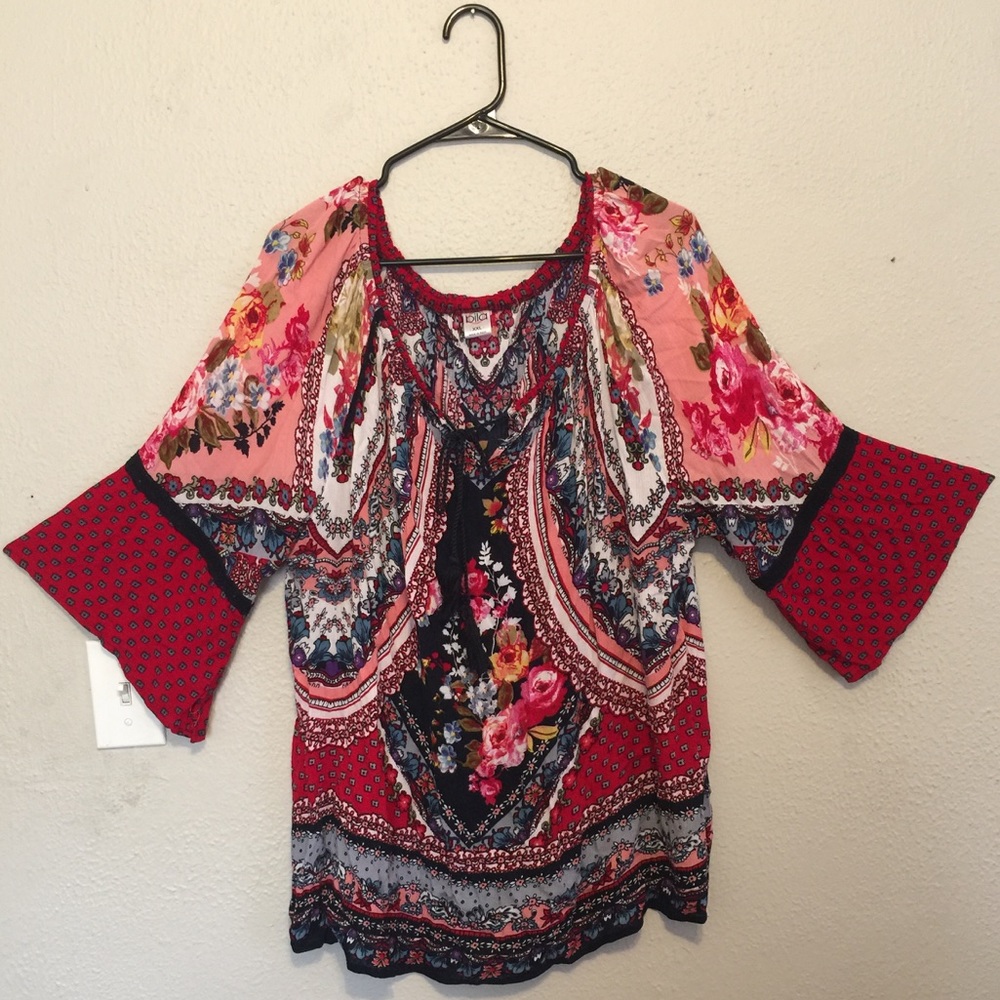 Bila floral blouse. XXL